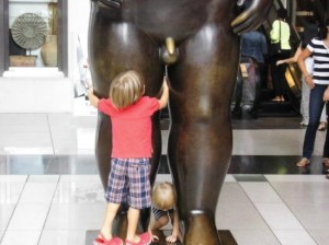 Fig 10: Photo courtesy of Corvus2010 on TripAdvisor: "Klein und Gross - der Adam von Fernando Botero" (Jan 2014)