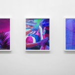 Left to right. Signe Pierce, Neon Palm, Limousine Dream, and HyperspFace. All Photographic prints, 18 x 24 in. 2015.